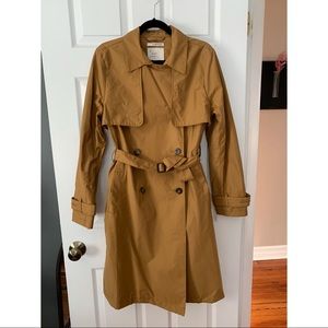 Target brand camel colored trench coat